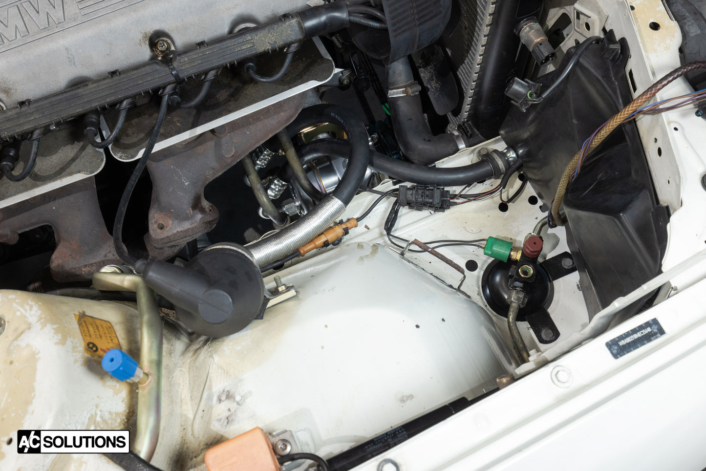 BMW E30 R134a Sanden Conversion Line Set