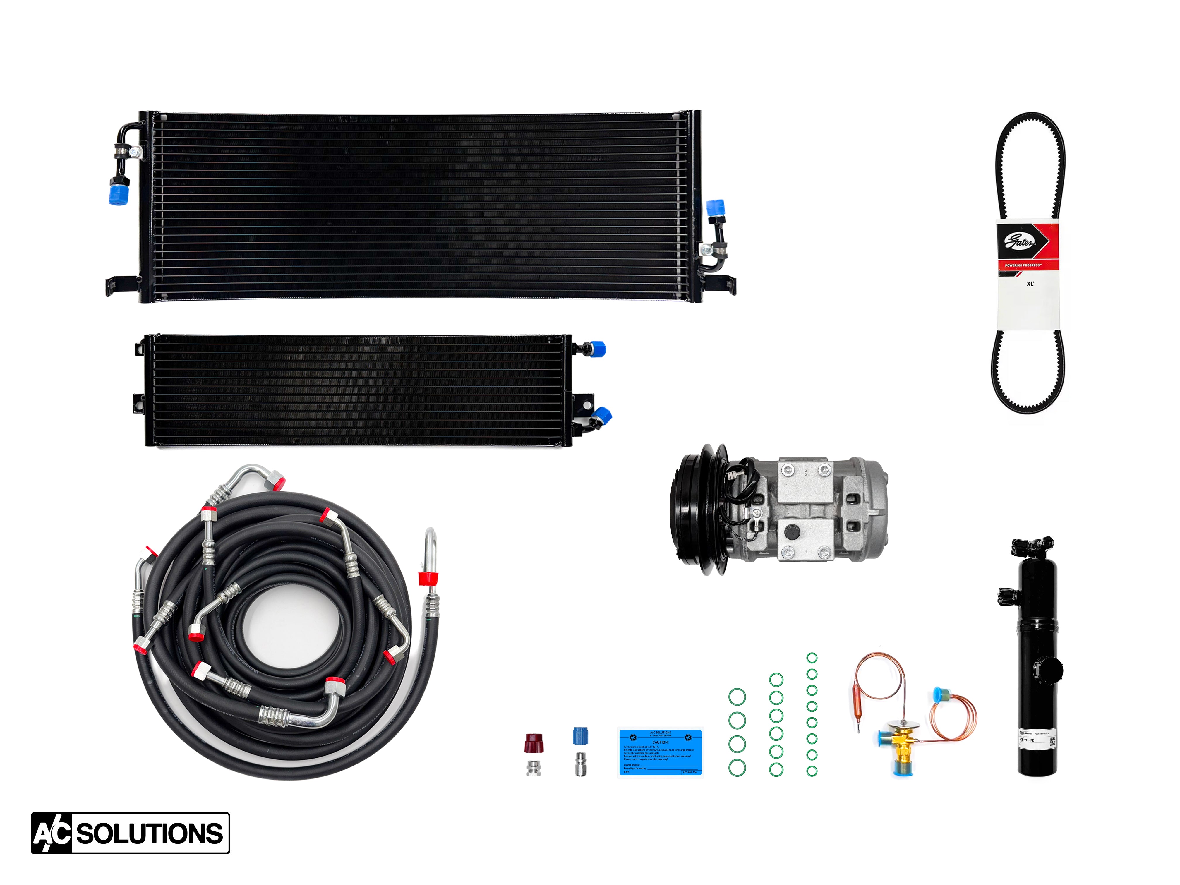 Conversion Kit Complete A/C Solutions Porsche 911 3.2 Carrera Complete Conversion Kit