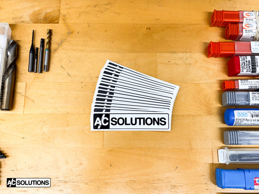 A/C Solutions Box Sticker