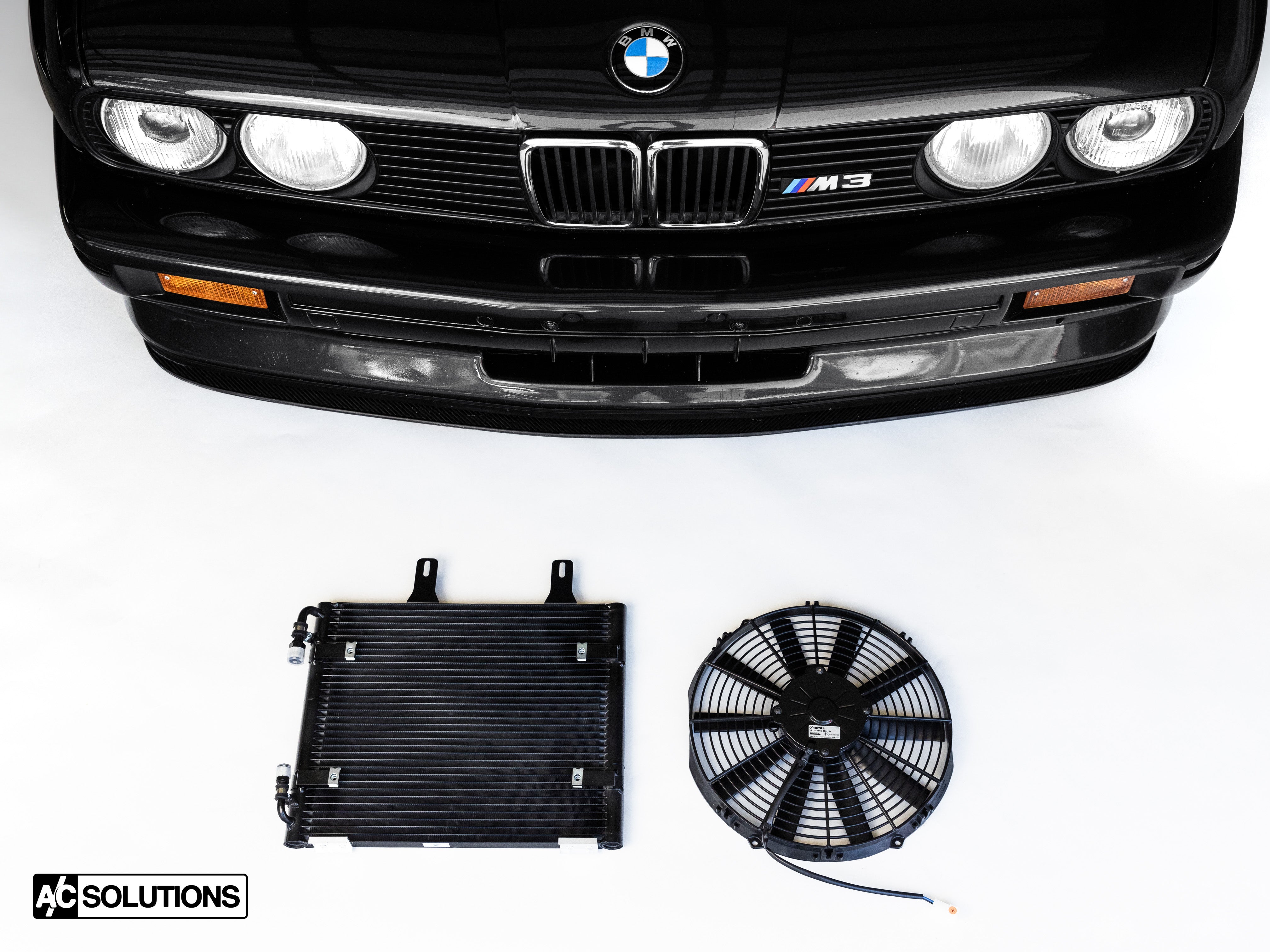 E30 Condensor Radiator CSF E30 Parallel Flow Condenser + 13